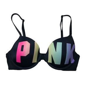 Pink Victoria’s Secret Wear Everywhere Light Padded Underwire T-Shirt Bra 34B